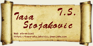 Tasa Stojaković vizit kartica